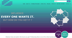 Desktop Screenshot of ezinfluence.com